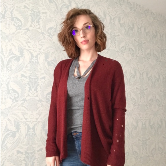 Express Sweaters - NWT•Express•Distressed Cardigan•S M L